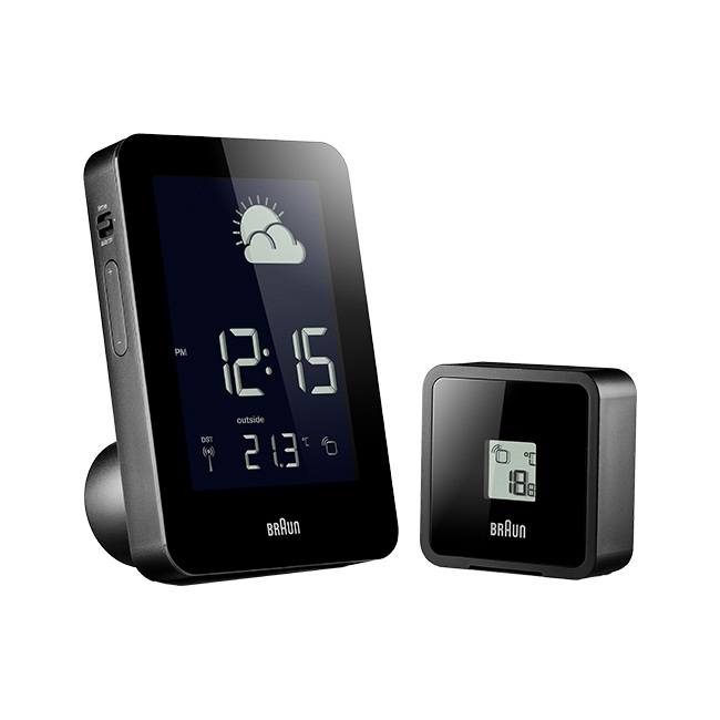 ブラウン デジタル ウェザーステーション クロック BNC013
