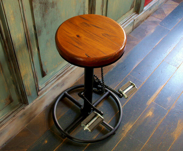 カウンターチェア  背もたれ付き