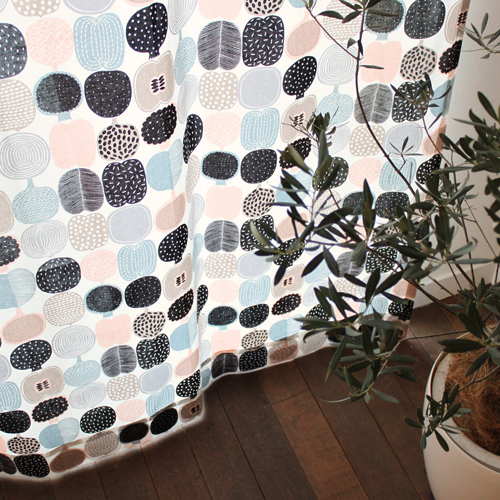 マリメッコ カフェカーテン コンポッティ【オーダーサイズ】