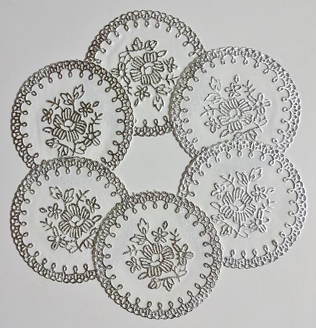 パティオ ビニール製コースター YJAW  6枚入り　