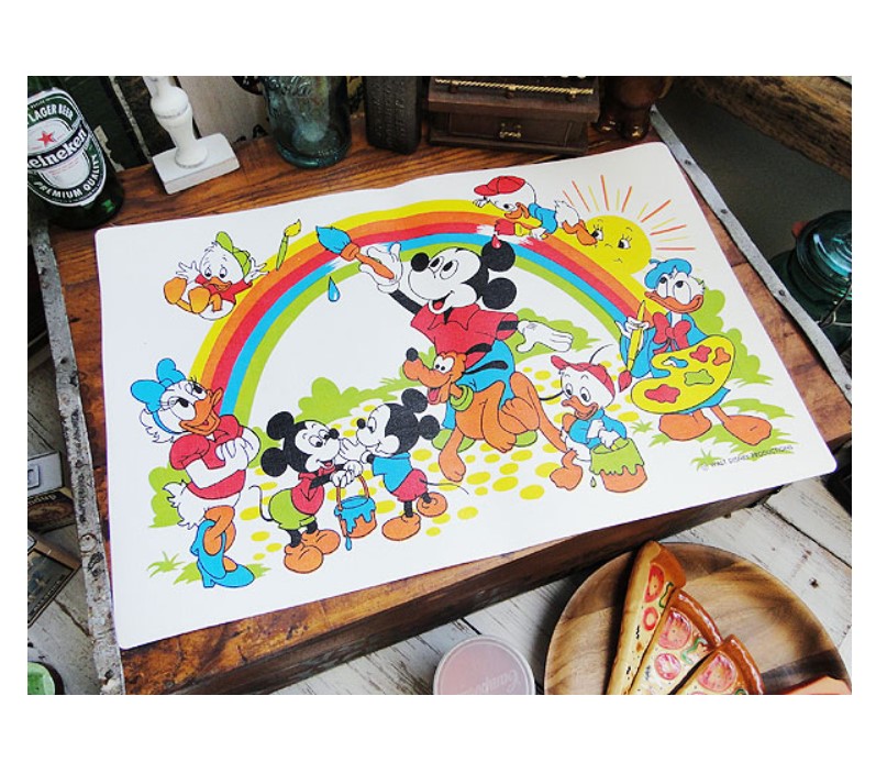 50’sヴィンテージ ミッキーマウスのランチョンマット