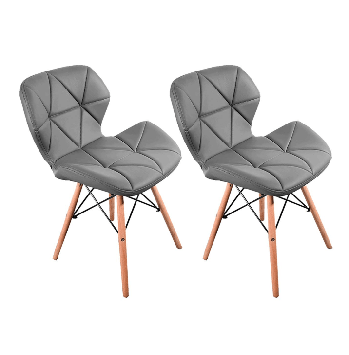 ダイニングチェア PU座面　蝶々チェア