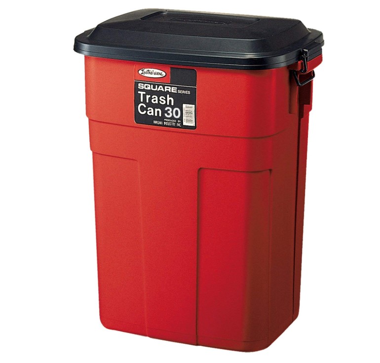 ラストロウェア スクエアー トラッシュカン 30L