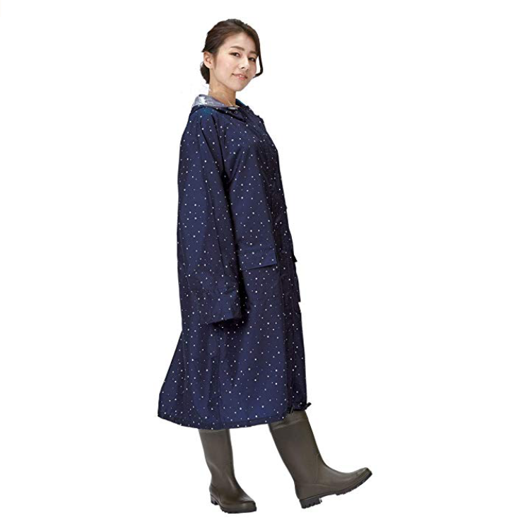 Chou Chou Poche レインコート 自転車 ロングタイプ ポンチョ