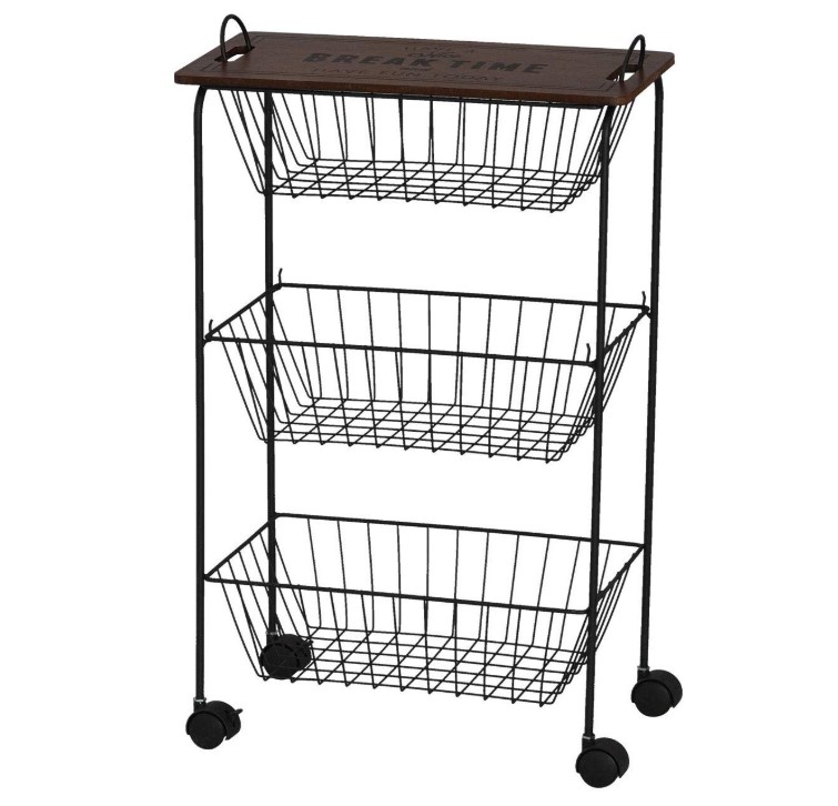 おしゃれな天板付きカートラック アベリア カートラック