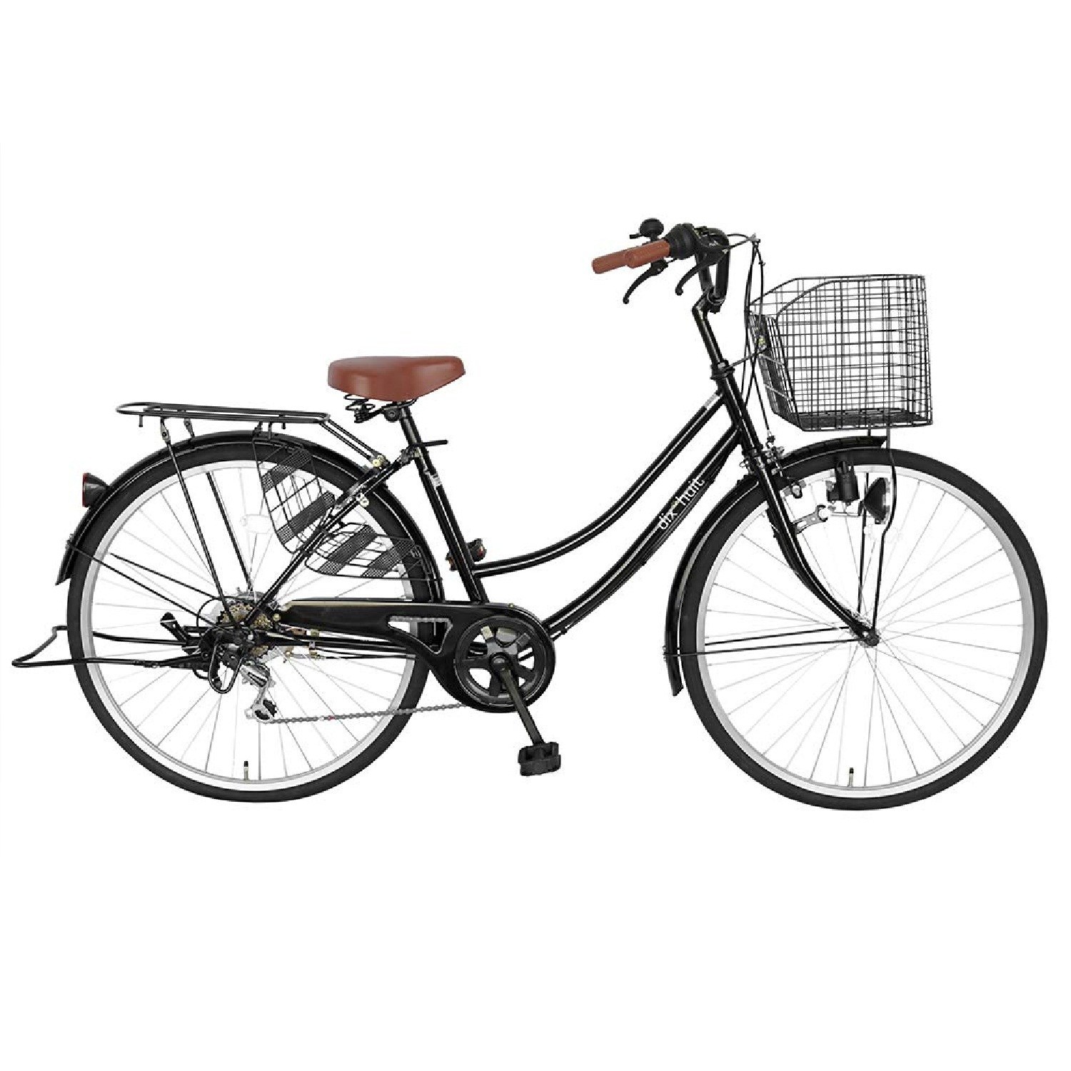 サントラスト ママチャリ ブラック 26インチ 6段ギア