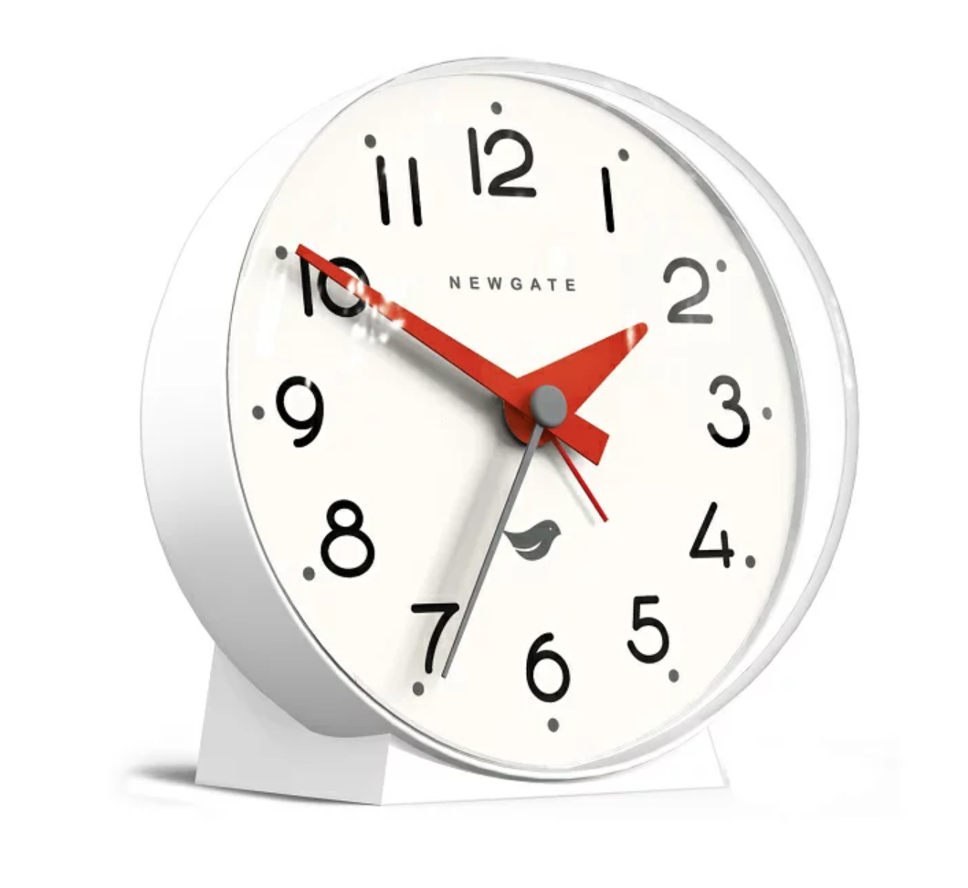 ニューゲート  アラームクロック  BUBBLEホワイト BUB2-241PW