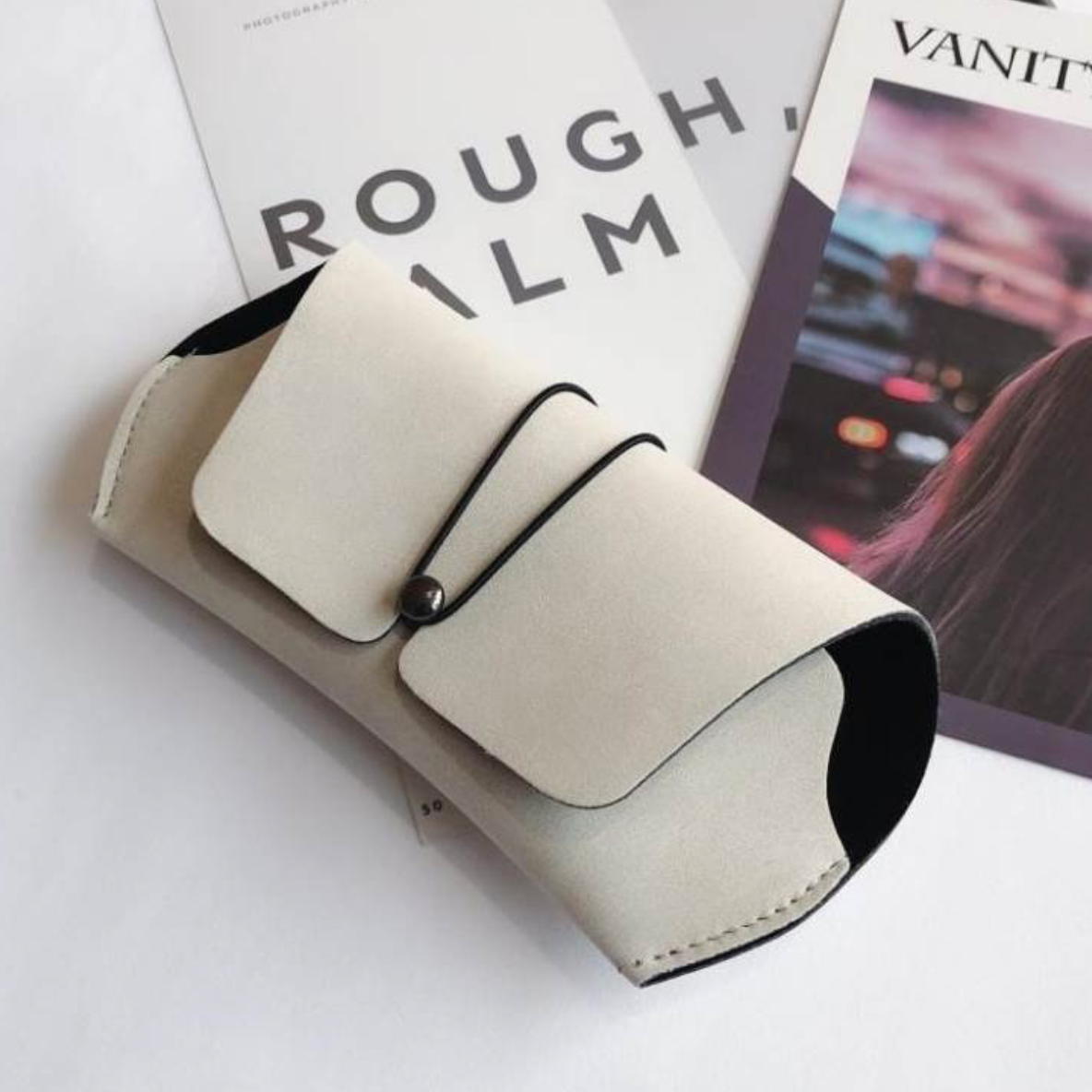 メガネケース クラシック フェイクレザー ソフトケース