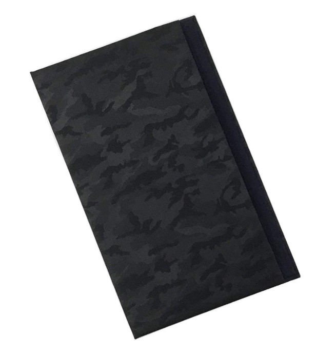 神宮館縁堂 メンズふくさ ブラック雲柄 658-6