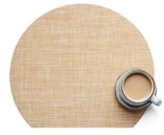 ランチョンマット 2枚セット 半月円