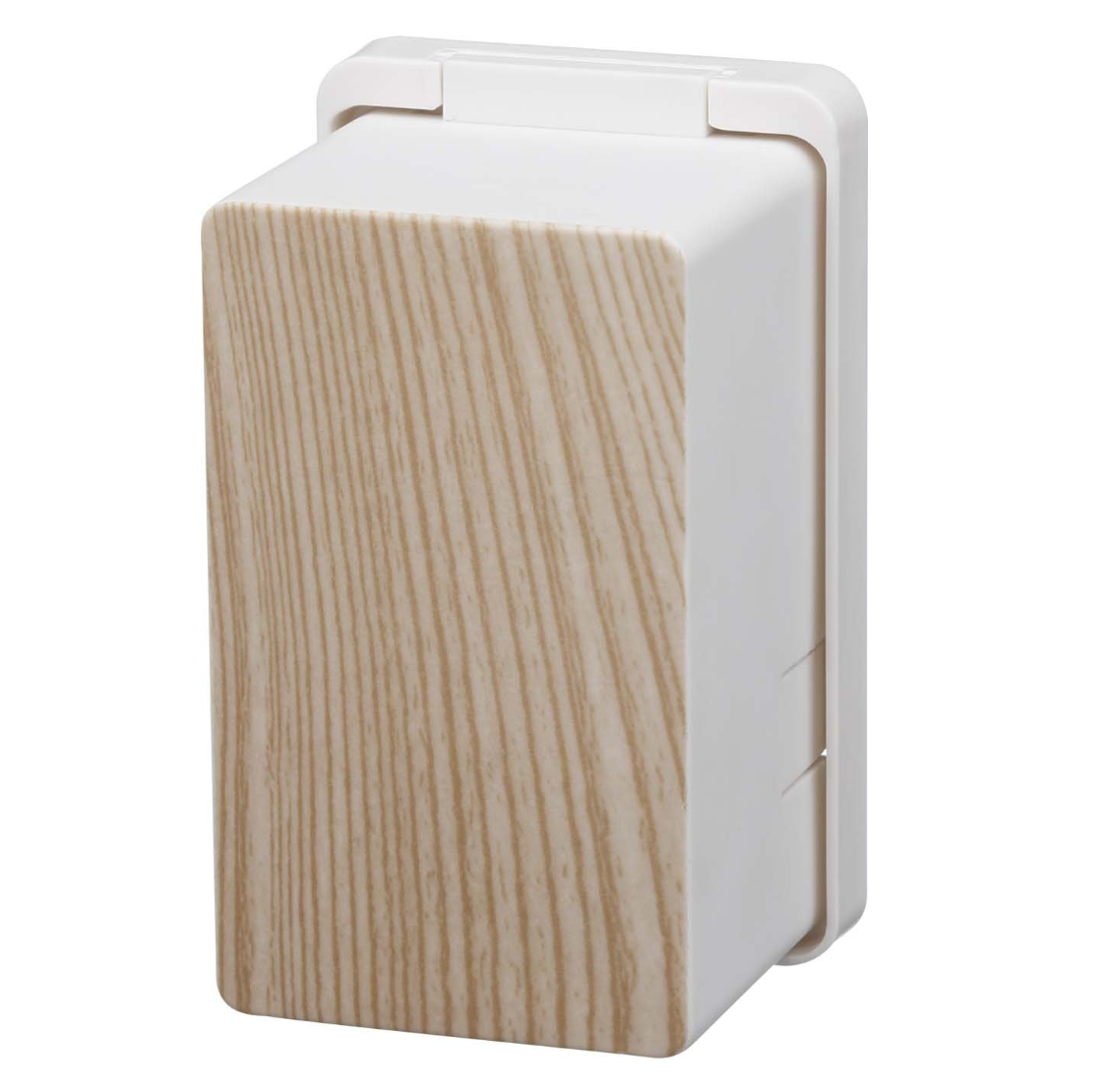 山崎実業 コンセントガード ウッディ