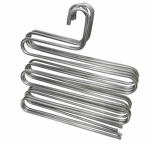 スラックスハンガー S字型 5本