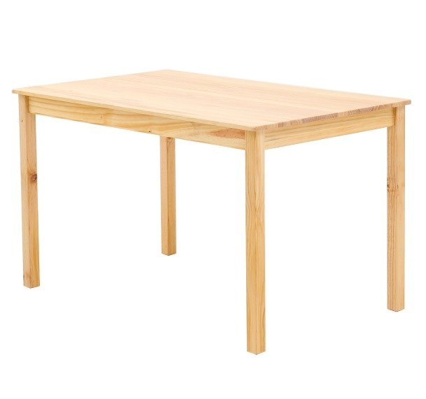 モダンデコ パイン材ダイニングテーブル