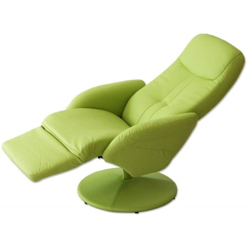 パーソナルチェア オリーブ フットレスト付き リクライニング140° 360度回転