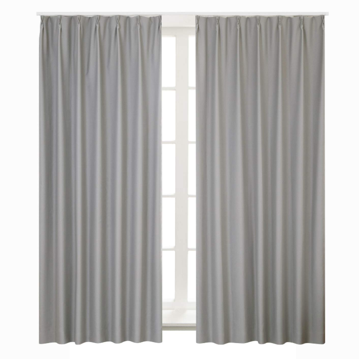 Bedsure 1級遮光ドレープカーテン 2枚組 グレー
