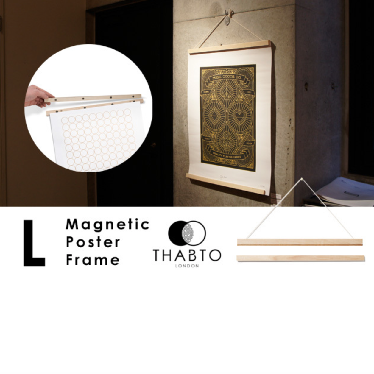thabto Magnetic Poster Frame マグネティックポスターフレーム