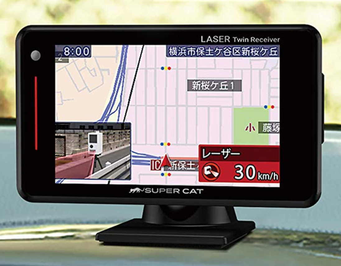 ユピテル レーザー光対応 レーダー探知機 WR70