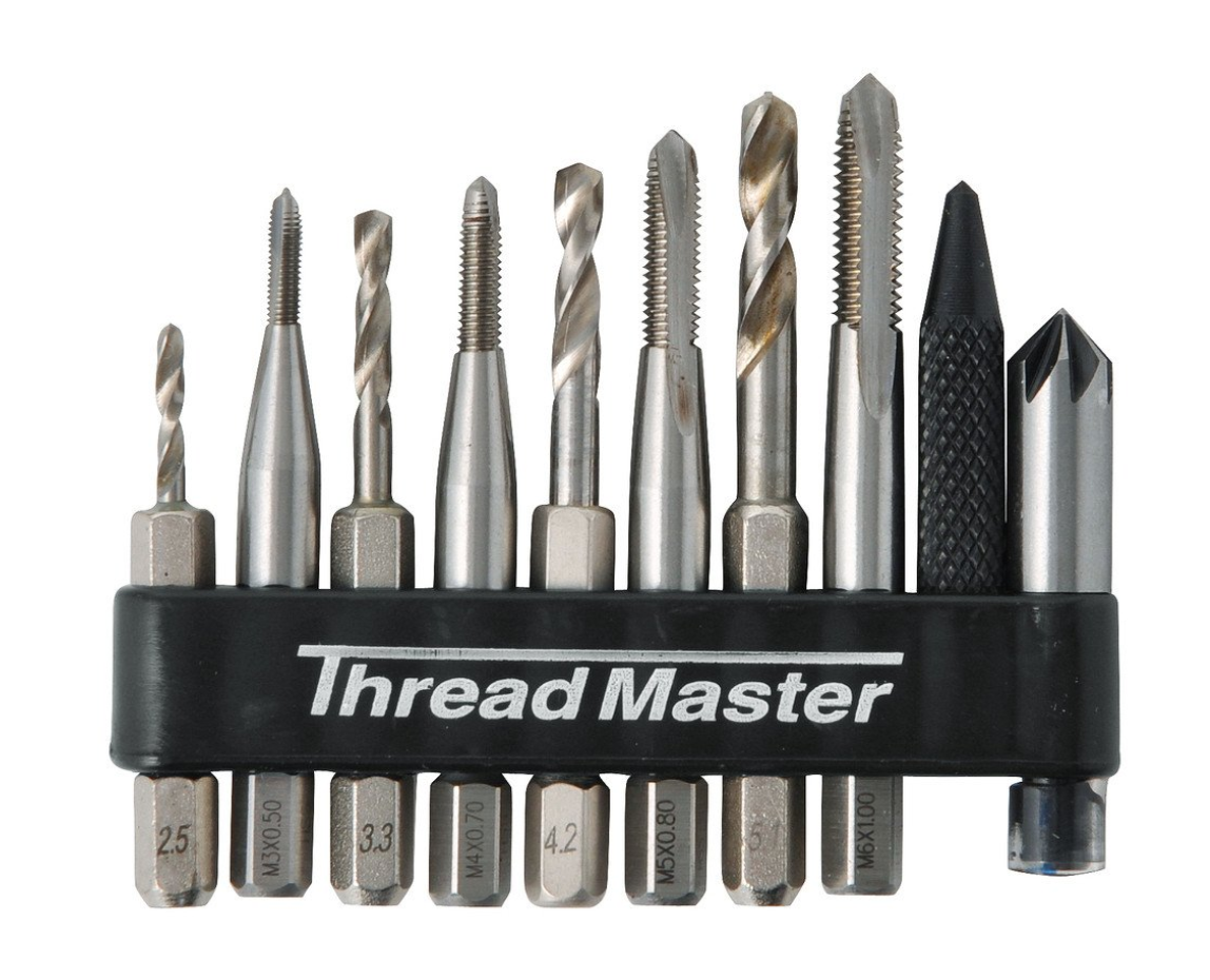 スレッドマスター 六角軸ポイントタップ  下穴ドリル10本組