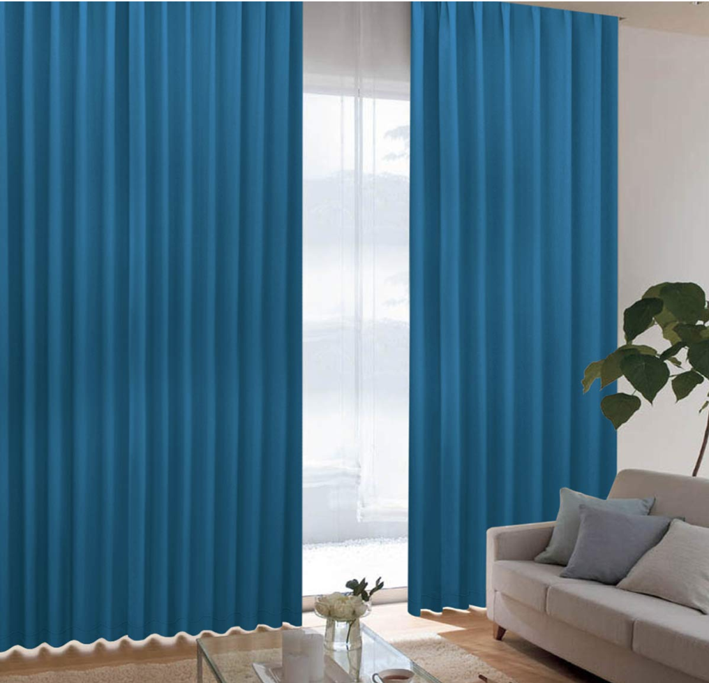 カーテンくれない 1級遮光カーテン2枚組