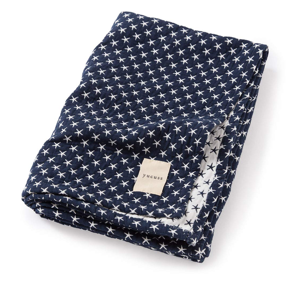 ユクスス 先染め糸を使用したウォッシャブルガーゼケット