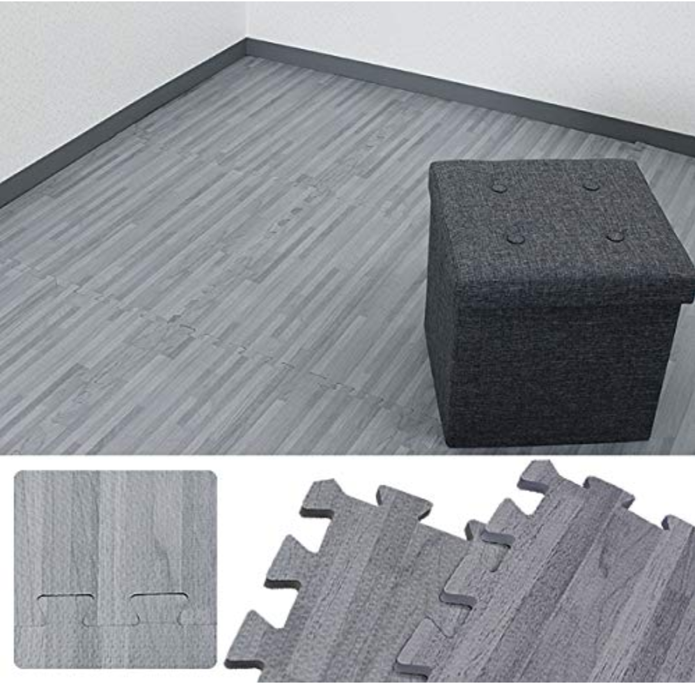 LUCK ジョイントマット EVA 木目調  60cm 16枚 3畳