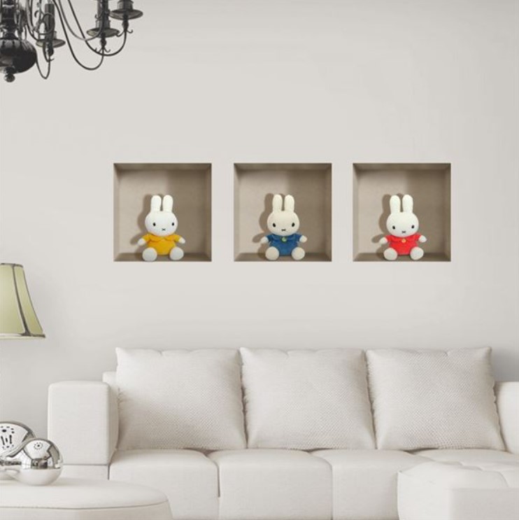 ウォール ステッカー トリックアート  b43737335806