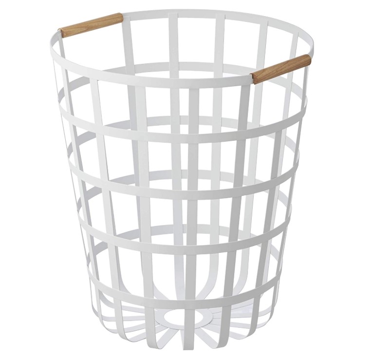 山崎実業 洗濯かご 丸型 トスカ 3356