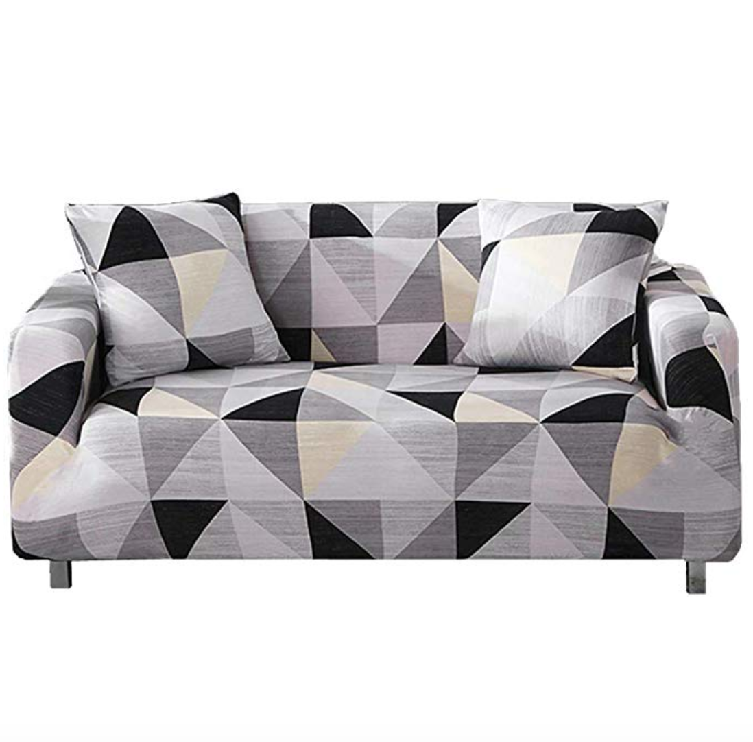 HOMEE ソファーカバー 3人掛け 肘付き