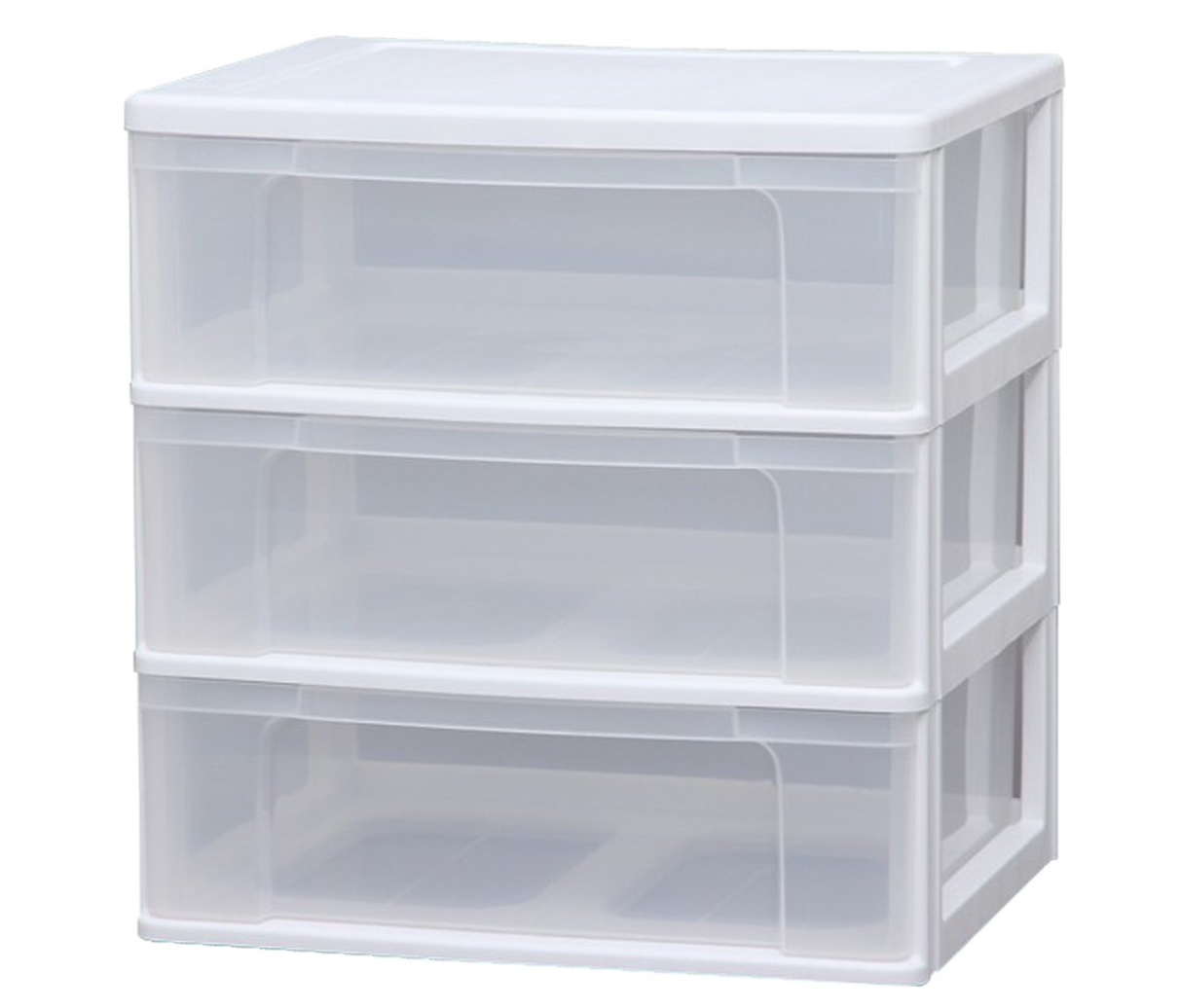 アイリスオーヤマ チェスト ワイド 3段 N653