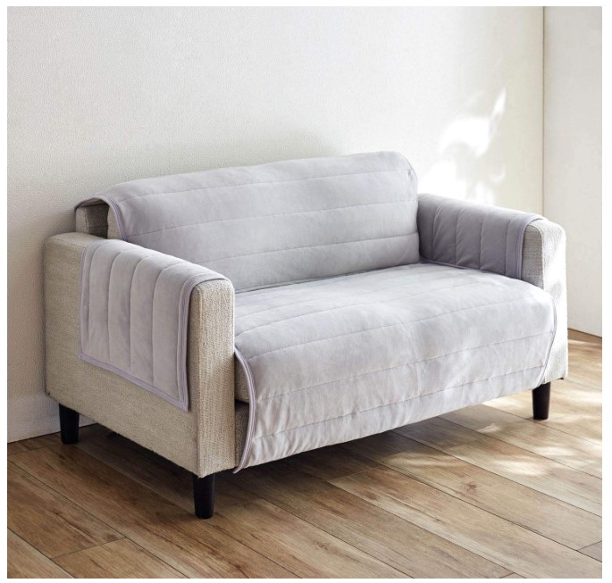 [ベルメゾン] もっちり マイクロ ファイバー ソファカバー 肘掛け付き 撥水