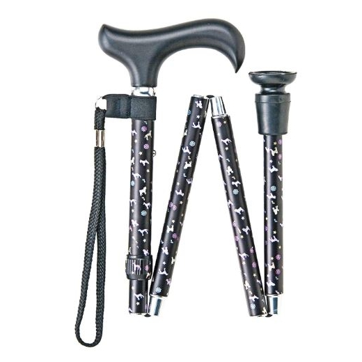 マキテック 折りたたみ杖 FDOG-01BK