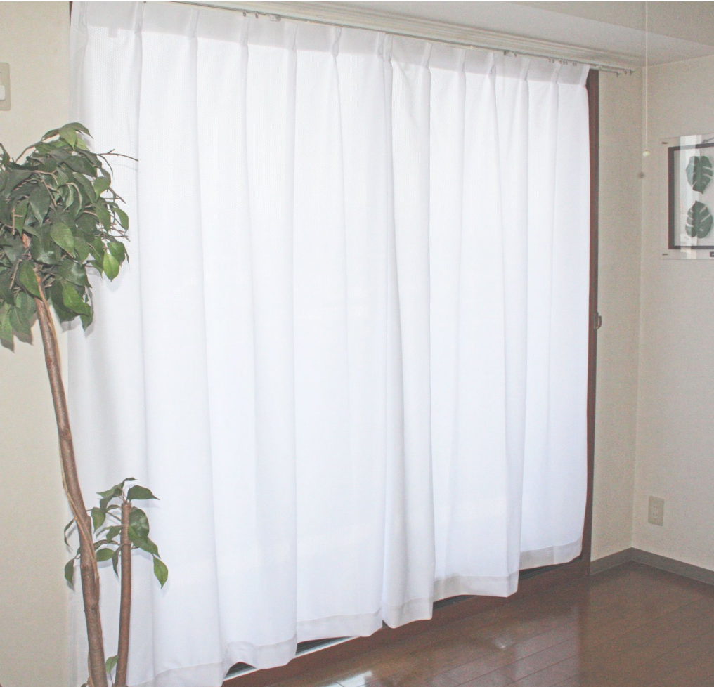 ウルトラミラーレースカーテン カーテン 2枚組