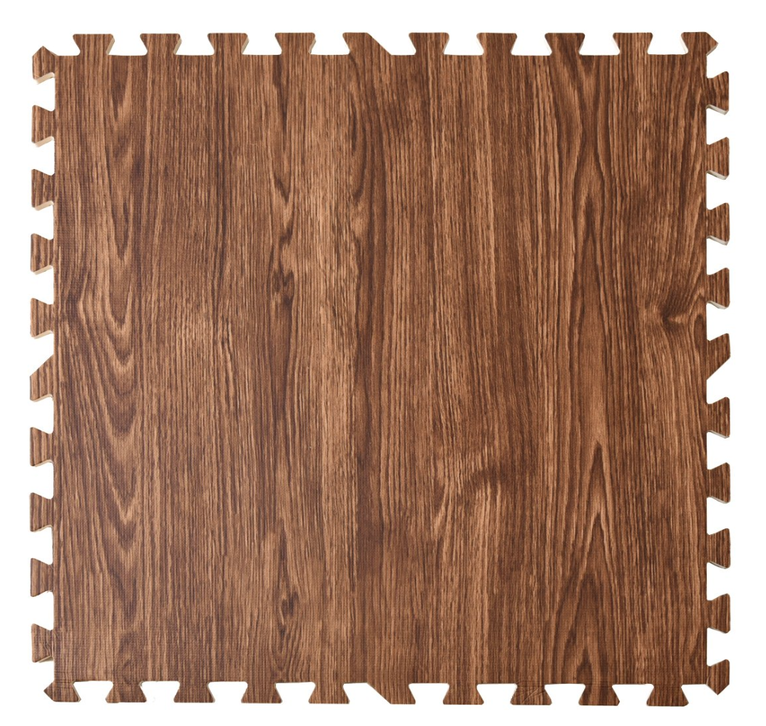 タンスのゲン 木目調ジョイントマット 大判 60cm 6畳用 32枚組 64568