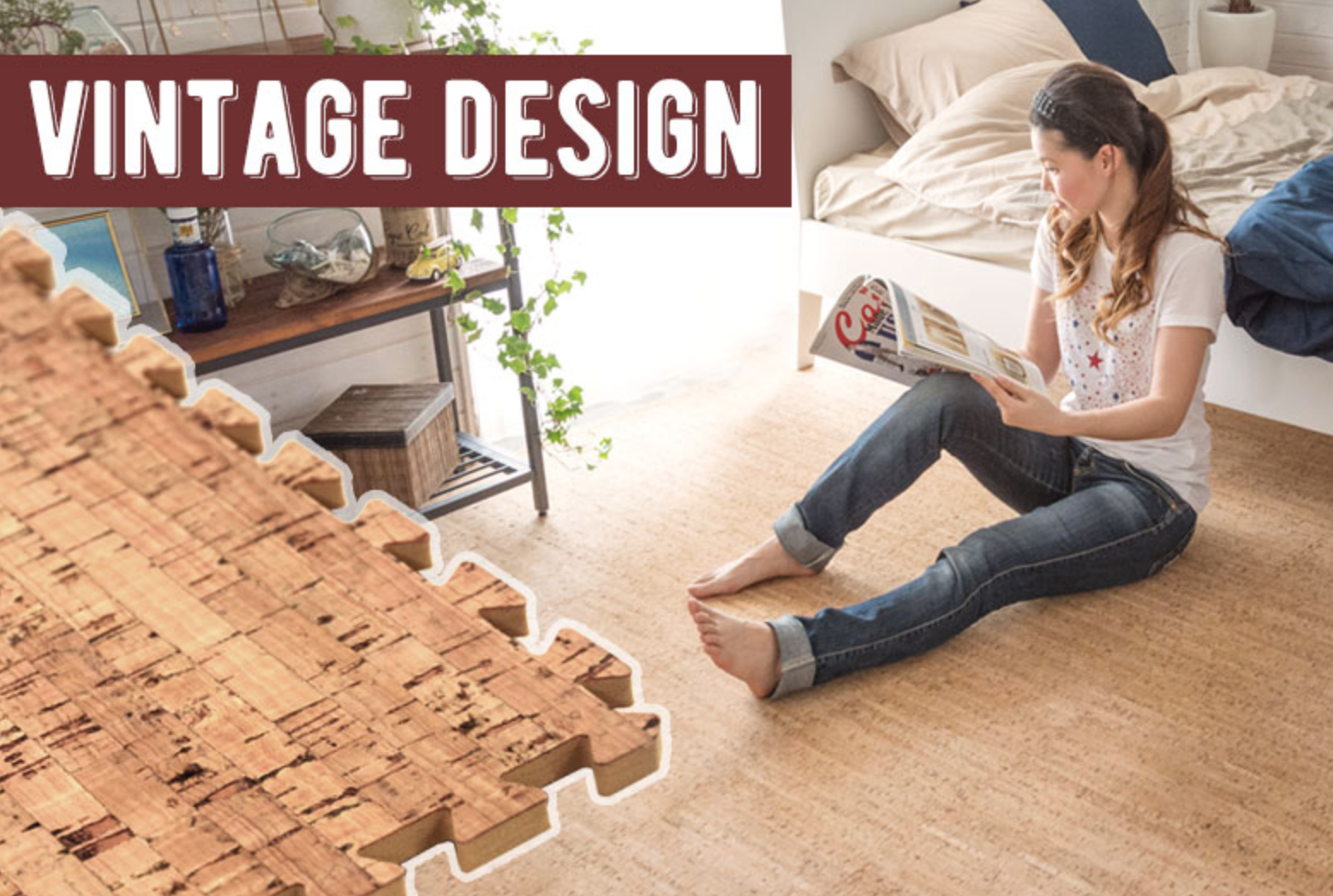 高品質 コルクマット バルク 30cm 36枚 2畳用 サイドパーツ付き tw82010