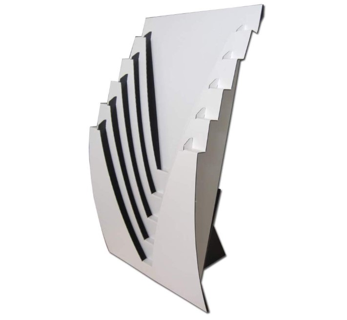 JAVARACK  サテンホワイト マガジンラック