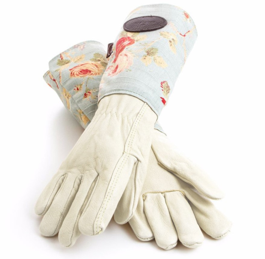 Bradley’s イングリッシュローズリネンレザーグローブ