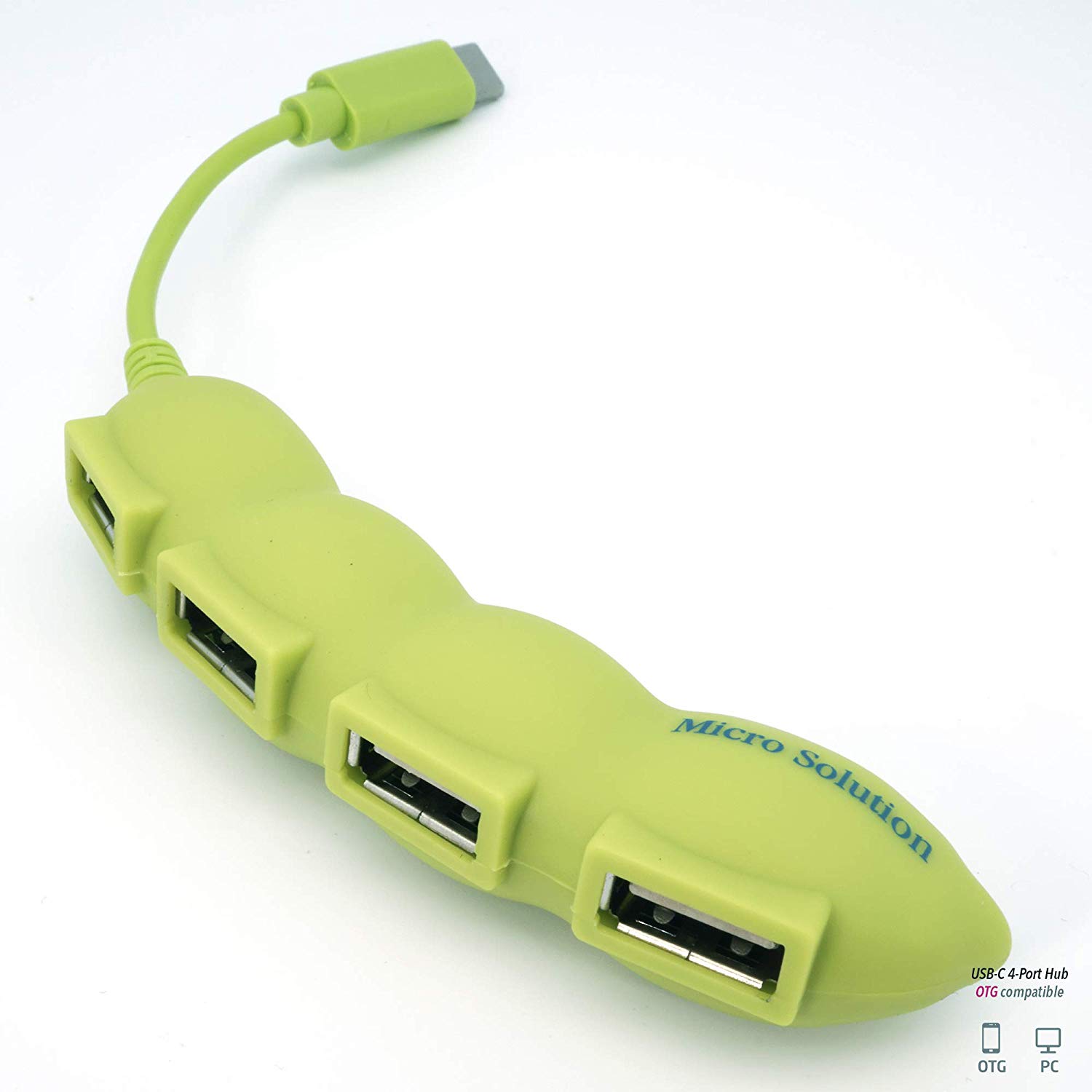 PCATEC USB-C 4-Port Hub OTG compatible