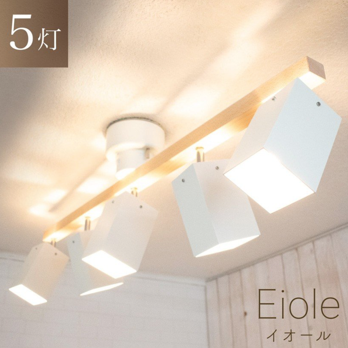 Eiole シーリングライト 5灯
