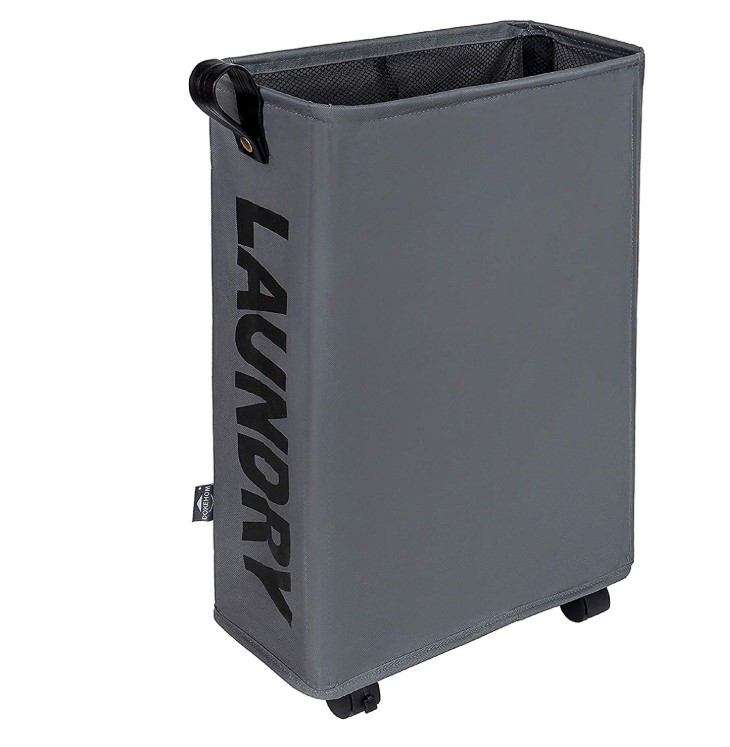 DOKEHOM 車輪付きの洗濯物バスケット DKA0211