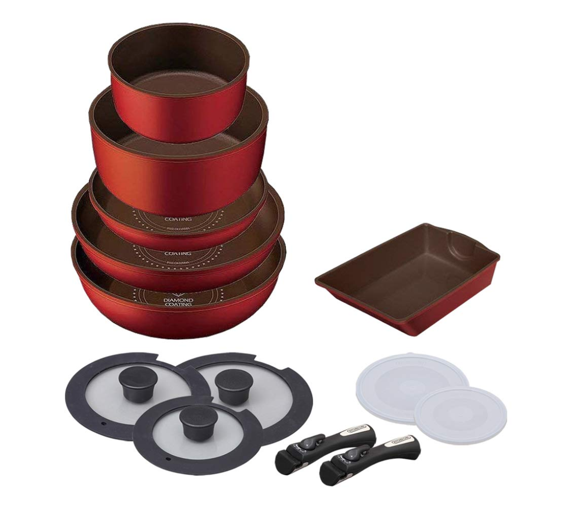 アイリスオーヤマ フライパン 鍋 13点セットH-ISSE13P