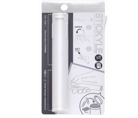 サンスター文具 スティッキールステープラー ホワイト S4763220