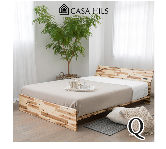 CASA HILS   ローベッド FOREST クイーンサイズ