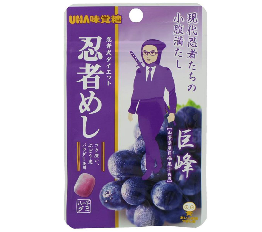 味覚糖　旨味シゲキックス　忍者めし　巨峰味×10袋