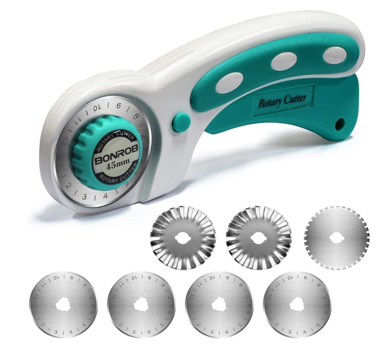 BONROB ロータリーカッター L型 グリップ付き 替え円形刃（6枚入り）