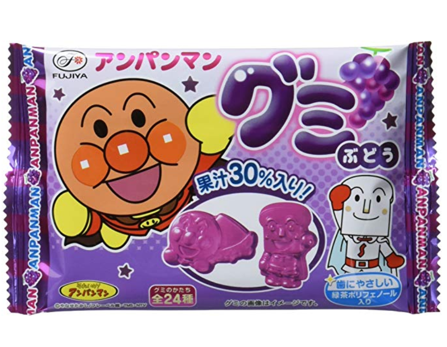 不二家 アンパンマングミ　ぶどう味