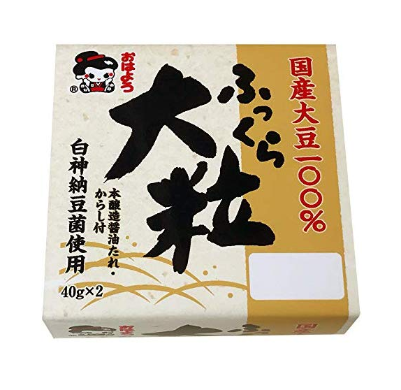 おはよう納豆 国産ふっくら大粒ミニ (40g×2)　8個入