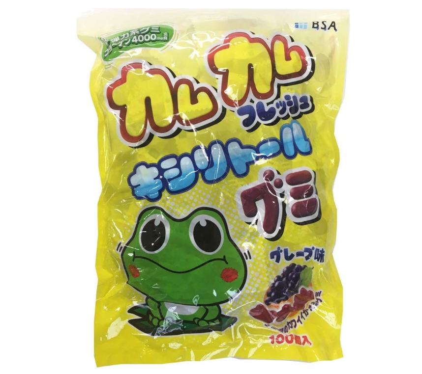 カムカム フレッシュキシリトールグミ グレープ味 大袋100粒入