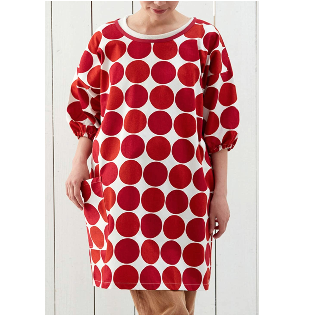 クォーターリポート ゆったり着られる かっぽう着