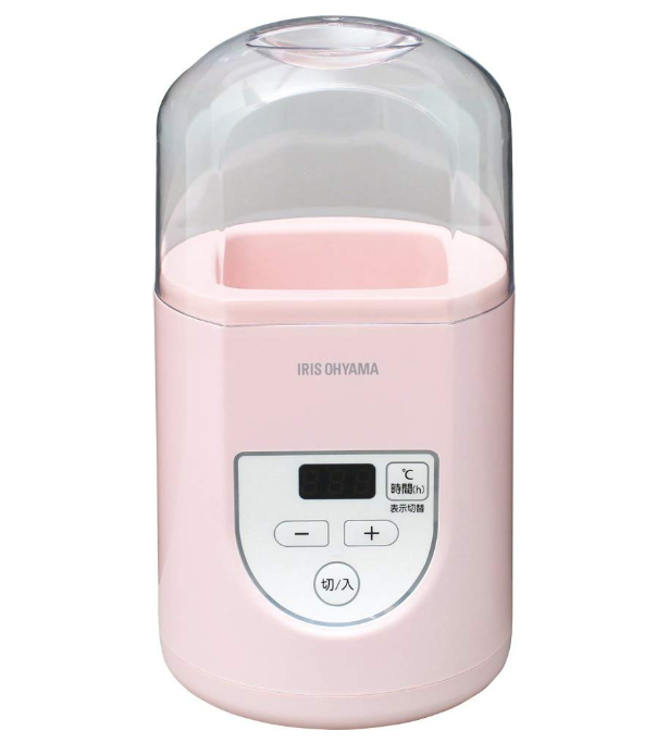 アイリスオーヤマ ヨーグルトメーカー プレミアム 温度調節機能付き ピンク IYM-012