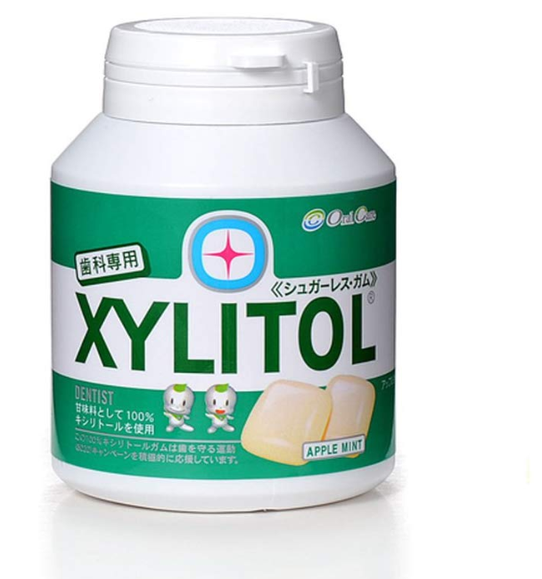 オーラルケア 歯科専用 キシリトールガム ボトルタイプ(アップルミント)